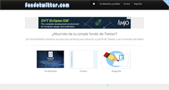 Desktop Screenshot of fondotwitter.com